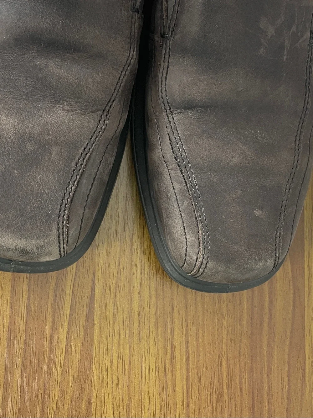 Ecco Helsinki Brown Leather Slip On Shoe Size 43/9.5